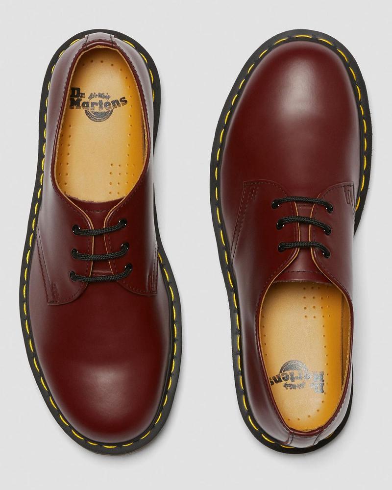 Dr Martens 1461 Smooth Leren Oxford Schoenen Heren Roze Rood | NL 212OKI